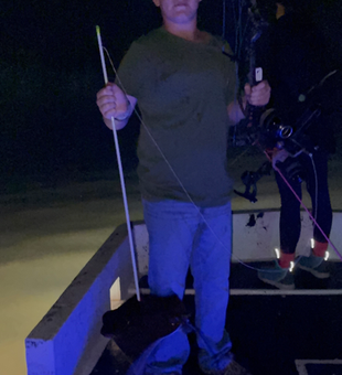 Bow fishing adventure in PCB before the late afternoon rain rolls in!