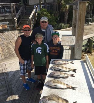 Enjoy the beauty of nature while fishing in Destin
