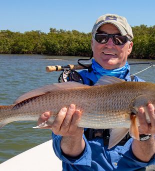 Fly-caught redfish and flawless weather!