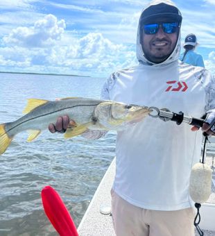 Big smiles and bigger snook in Boca Grande today