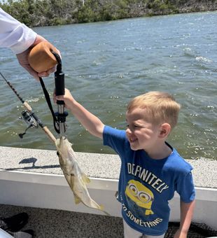 Discover hidden mangrove shorelines and calm backwaters while enjoying a scenic fishing trip in Placida, Florida