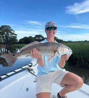 Beautiful redfish caught in the marsh!