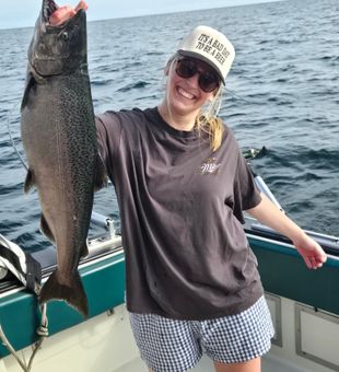 Proud catch on Lake Ontario — big King Salmon day!