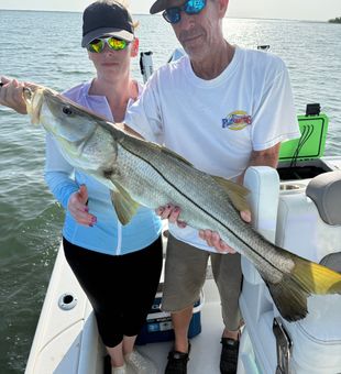 Nice Cape Coral snook making for great fishing action!