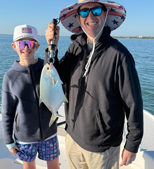 Cape Coral Florida Pompano making the day complete!