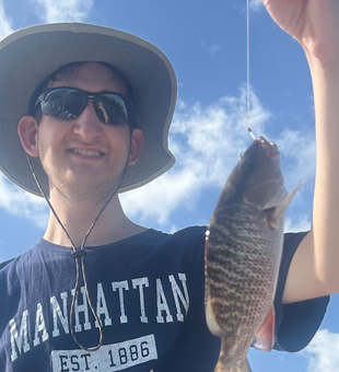 Cape Coral Grey Snapper making its way to the cooler!