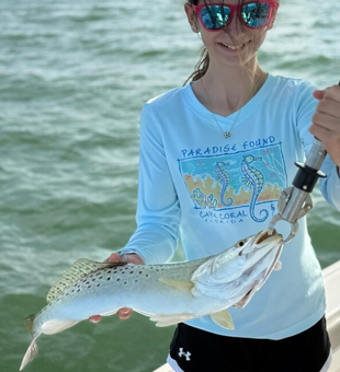 Beautiful speckled trout from Cape Coral waters!