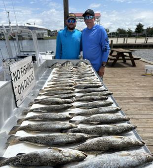 Speckled Trout success on the docks!