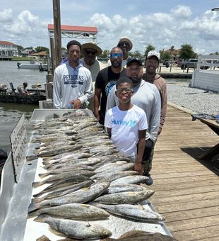 Big haul of Speckled Trout and Flounder — an exciting day on the water!