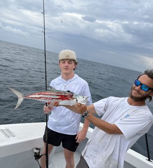 Bold king mackerel offshore fishing catch