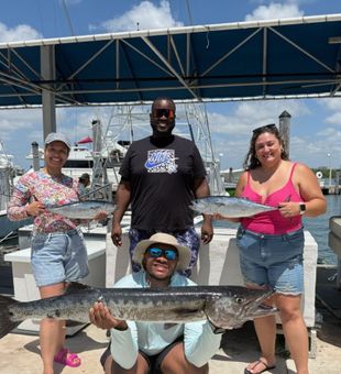 Epic day on the water! Exciting Barracuda and Mackerel catch with the charter crew