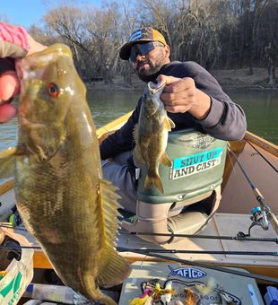 Buddy and I had a great fishing trip in Leesburg.