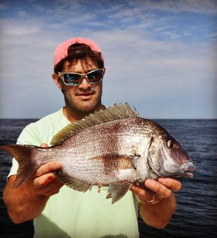 Bold Black Drum Catch