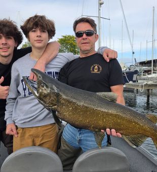 Beautiful Chinook salmon from Ellisburg NY waters!