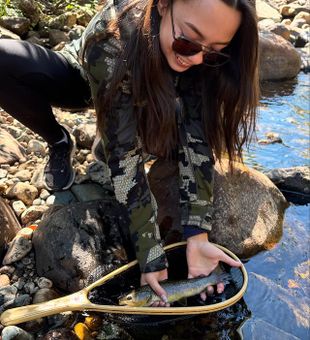 Perfect catch secured in the net in Newport PA!