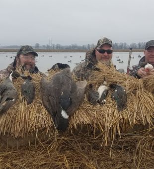 Duck blinds in Sebewaing Michigan