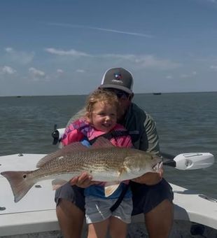 Father and Daughter Bond - Rockport, TX.