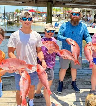 Enjoy a day on the Gulf while targeting a variety of local fish species.