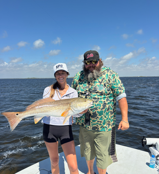 Nice Corpus Christi redfish hitting the deck today!