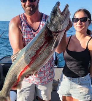 Beautiful lake trout from Sackets Harbor NY waters!