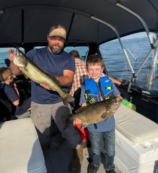 Great walleye and smallmouth bass from Sackets Harbor!