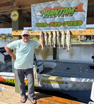 Fresh speckled trout haul on inshore fishing trip