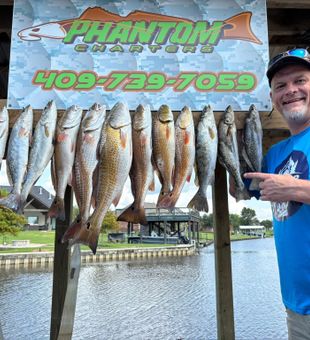 Bridge City, TX - Inshore fishing charter.
Reds and Trout haul