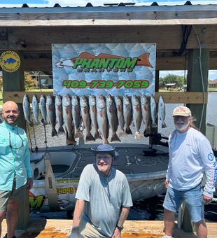 The redfish are eat too.
