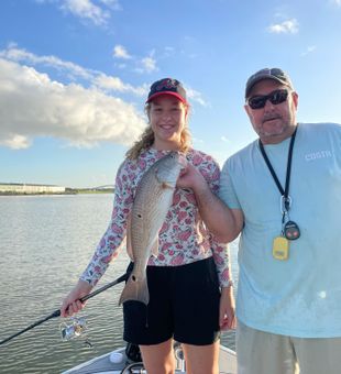 Once again the girls catch the biggest fish!