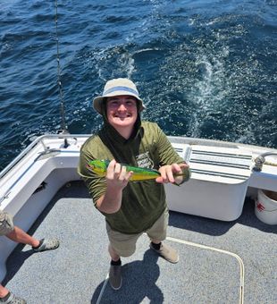 Colorful Mahi Mahi catch on Destin fishing charter