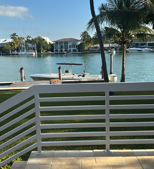 Perfect fishing conditions with partly cloudy skies - marina ready for your next adventure!