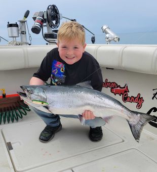 Salmon Fishing Thrills In Lake Saint Claire