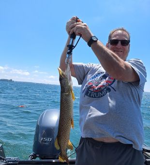 Pumped Northern Pike catch offshore!