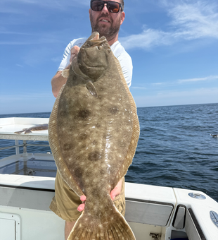 Beautiful summer flounder from Nantucket Sound waters!