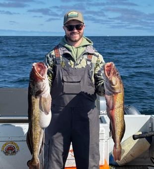 Solid lingcod catch offshore fishing win