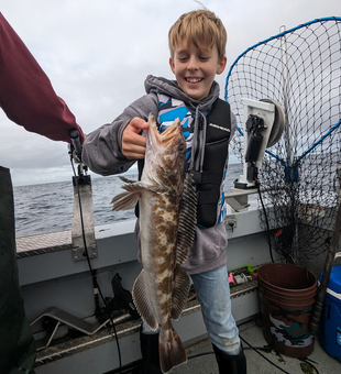 Nice lingcod from Winchester Bay! Great adventure on the water today.