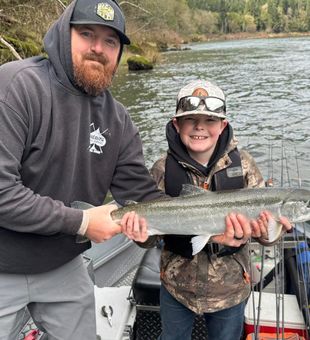 Epic steelhead catch river fishing success