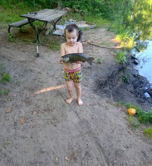 Nice smallmouth bass from Hesperia MI waters!