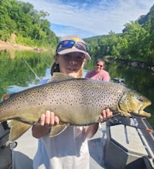 Hooked a trophy fish in Eureka Springs