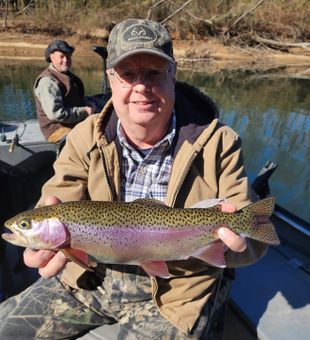 Beautiful rainbow trout from Eureka Springs AR waters!