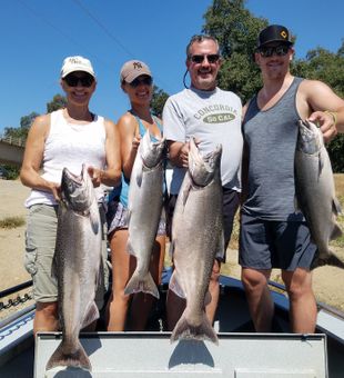 Fun King Salmon catch on Sacramento River trip!