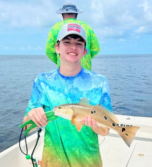 Beautiful spotted redfish catch!