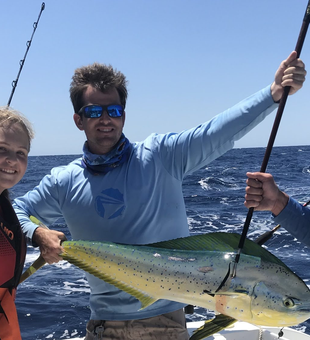 Mahi Mahi catch on a deep sea fishing trip