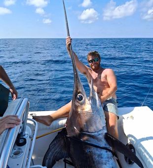 Epic swordfish catch! 🎣🌊