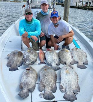 Tripletail fishing in Venice Louisiana