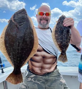 Belmar, NJ Caught Some Flounder