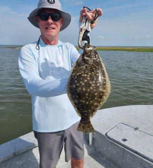 Beautiful Southern flounder from Bolivar Peninsula waters!