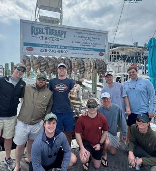Successful sheepshead fishing charter in Biloxi waters!