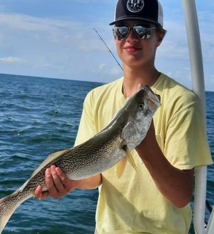 Sunrise fishing at Carolina Beach — the perfect start to a day of saltwater adventure on the North Carolina coast.