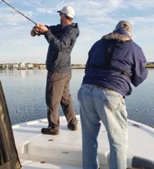 Inshore Fishing Caught in Action in NC